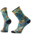 Bike Zero Cushion Rugged Ride Print Crew Capri + Smartwool