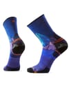 Hike Targeted Cushion Mountain Myth Print Crew Socks Deep Navy + Smartwool