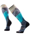 Ski Targeted Cushion Winter Phase Print OTC Socks Purple Dawn + Smartwool