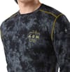 Smartwool + M Classic Thermal Merino Base Layer Crew Boxed Black Tie Dye/Honey Gold - 4