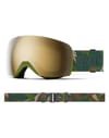 Smith + I/O Mag Xl Olive Plant Camo Chromapop Sun Black Gold Mirror