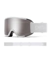 Smith + Squad S White Vapor Chromapop Sun Platinum Mirror