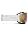 Smith + I/O Mag S White Chunky Knit Chromapop Pro Photochromic Gold Mirror