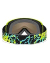 Smith + Snowday Jr Electric Lime Slime / Green Sol-X Mirror Antifog