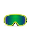 Smith + Snowday Jr Electric Lime Slime / Green Sol-X Mirror Antifog - 3
