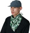 Snow Peak + Printed Breathable Quick Dry Bandana Green Pt - 3