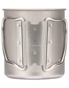 Snow Peak + Titanium Single Wall 450 Mug Silver - 3