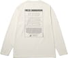 Snow Peak + MofM Satoyama Long Sleeve T-Shirt Off White - 3