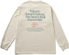 Snow Peak + Living With Nature LS T-Shirt Ivory - 3