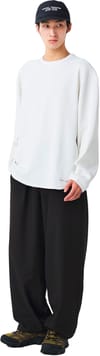 Snow Peak + Water-Repellent Stretch Trekking Pants Black - 3