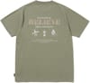 Snow Peak + Camping Graphic T-Shirt Olive - 3