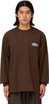 Snow Peak + Campscape LS T-Shirt Brown