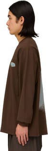 Snow Peak + Campscape LS T-Shirt Brown - 4