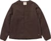 Flexible Insulated Cardigan Dark Brown + Snow Peak