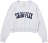 Urake Varsity Print Pullover W Light Grey + Snow Peak