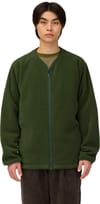 Snow Peak + Water-Repellent Fleece Cardigan Dark Brown