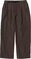Wool Nylon Taffeta Trousers Dark Brown + Snow Peak