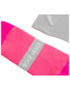 Soar + Crew Race Sock Grey/Fluro Pink