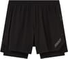 Dual Run Shorts Black/Black + Soar