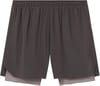 Dual Run Shorts Silver Grey/Warm Grey + Soar