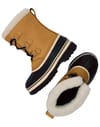 Sorel + Big Kids Caribou WP Caribou Buff Black - 3