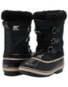 Sorel + Big Kids Yoot Pac Nylon WP Black Black - 8