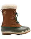 Big Kids Yoot Pac Nylon WP Velvet Tan Stone Green + Sorel