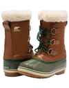 Sorel + Big Kids Yoot Pac Nylon WP Velvet Tan Stone Green - 4