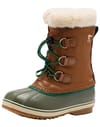 Sorel + Big Kids Yoot Pac Nylon WP Velvet Tan Stone Green - 8