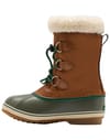 Sorel + Little Kids Yoot Pac Nylon WP Velvet Tan Stone Green - 3