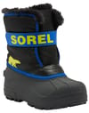 Sorel + Little Kids Snow Commander Black Azul - 9