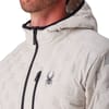 Spyder + Zenith Hooded Down Jacket Light Grey - 4