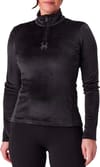 Shimmer Bug 1/2 Zip W Black + Spyder