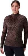Spyder + Vivid 1/2 Zip W Leopard