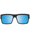Spy + Cyrus Matte Black - Happy Boost Polar Ice Blue Mirror