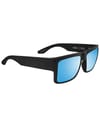 Spy + Cyrus Matte Black - Happy Boost Polar Ice Blue Mirror - 5
