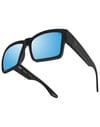 Spy + Cyrus Matte Black - Happy Boost Polar Ice Blue Mirror - 6