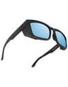 Spy + Helm Tech Matte Black - Happy Boost Polar Ice Blue - 6