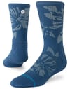 Flora Scan Mid Ribbed Crew Deepteal + Stance