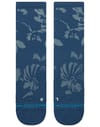 Stance + Flora Scan Mid Ribbed Crew Deepteal