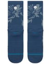 Stance + Flora Scan Mid Ribbed Crew Deepteal - 3