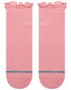 Stance + Ruffle Icon Quarter W Pink