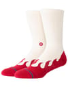 Heating Up Crew Red + Stance