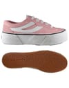 Superga + 3041 Revolley Colorblock Platform Pink White