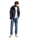 Superdry + Ultimate Windcheater M Nordic Chrome Navy/Risk Red - 7