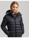 Giacca Superdry Code All Seasons Fuji Per Donna – Modello W5011397A In Nero E Marne Pink, Taglie 8/18