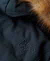 Superdry + Everest Faux Fur Hooded Parka Nordic Chrome Navy - 4