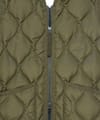 Taion + Military Zip V Neck Down Vest Dark Olive - 5