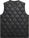 Taion + Military Crew Neck Down Vest Soft Shell Black
