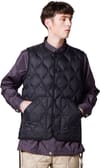 Taion + Military Crew Neck Down Vest Soft Shell Black - 3